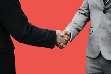 Business people shaking hands for an agreement
