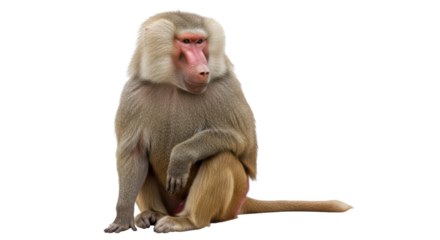 Isolated Baboon