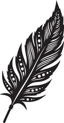 Elegant Feather Silhouette SVG Bundle
