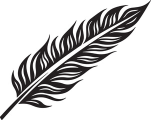 Elegant Feather Silhouette SVG Bundle
