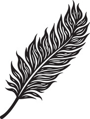 Elegant Feather Silhouette SVG Bundle
