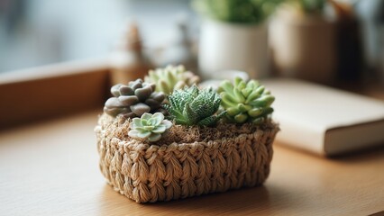 Take a Rest & Recharge: Succulent Arrangement for a Serene Break in Your Workspace