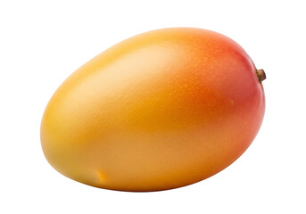Ripe mango on a black background.