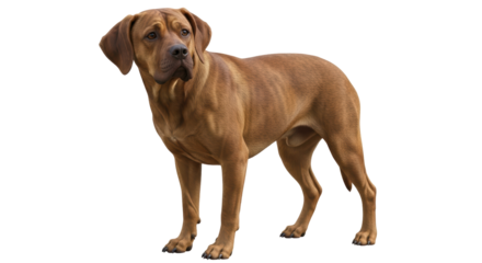 Isolated Rhodesian Ridgeback