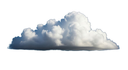 Isolated Fluffy Cloud