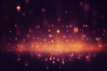 Obraz premium Digital Background Featuring Deep Purple and Orange Streaks with Vintage Aesthetic