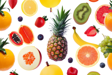 Fruit vibrant patterns