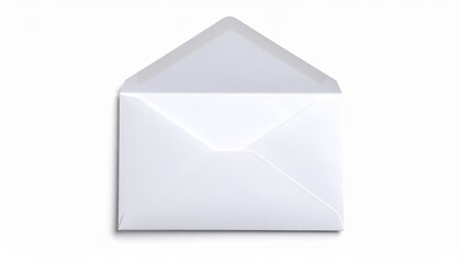 open envelope with blank paper
