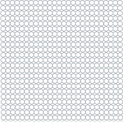 Hexagonal Net Grid Mesh Pattern