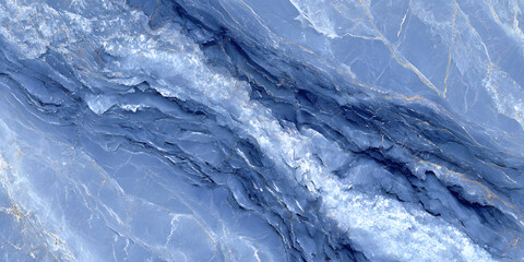 Blue natural marble stone texture, glossy dijital ceramic tile surface