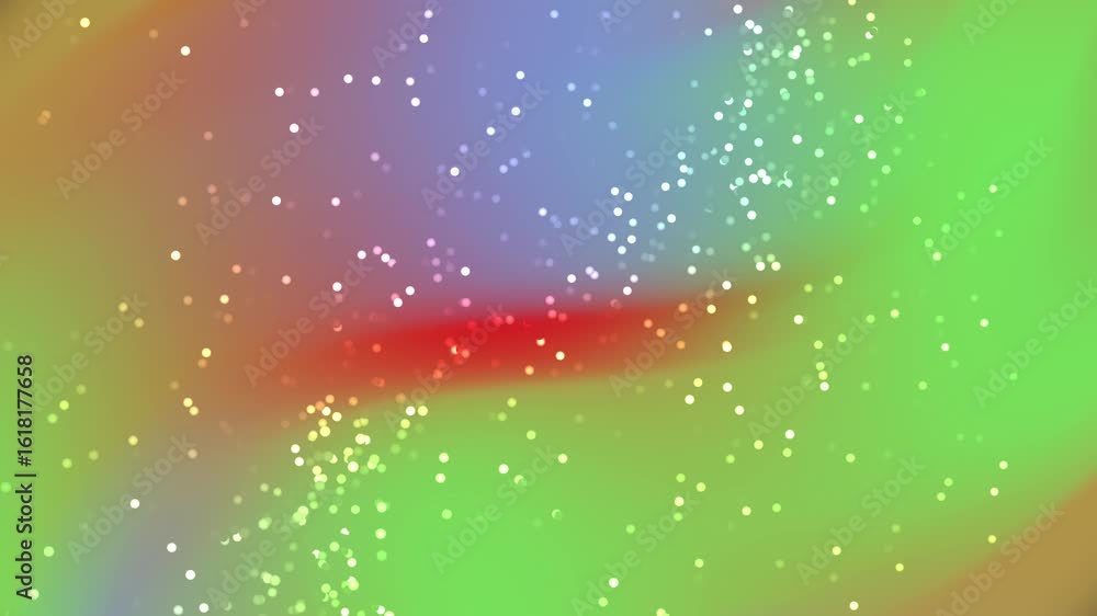 Aufkleber abstracts particles abstract multicolored background animation with floating particles creating a dr