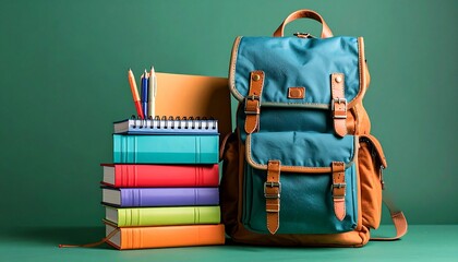 A Backpack & Books A Teal Prelude to Learning