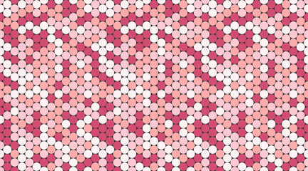 Abstract pink and white dotted pattern.  Geometric design with subtle diagonal lines creates a modern, elegant texture ideal for websites, presentations, or fashion designs.