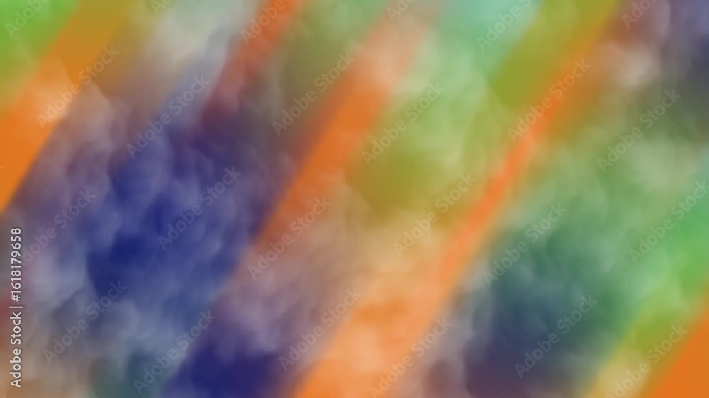 Aufkleber abstracts smoke colorful diagonal stripes with soft, cloud-like textures creating a dynamic and drea