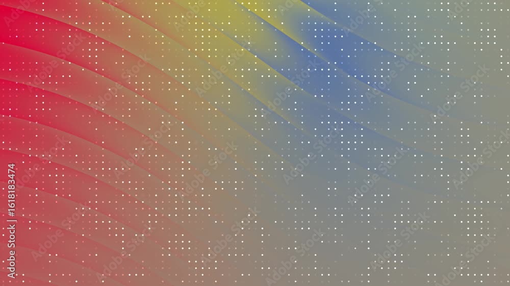 Aufkleber abstracts twirls blink dot dynamic gradient background animation featuring lines and dots, creating 