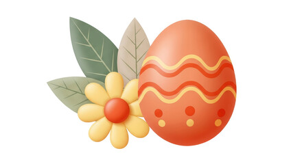 Isolated Easter egg