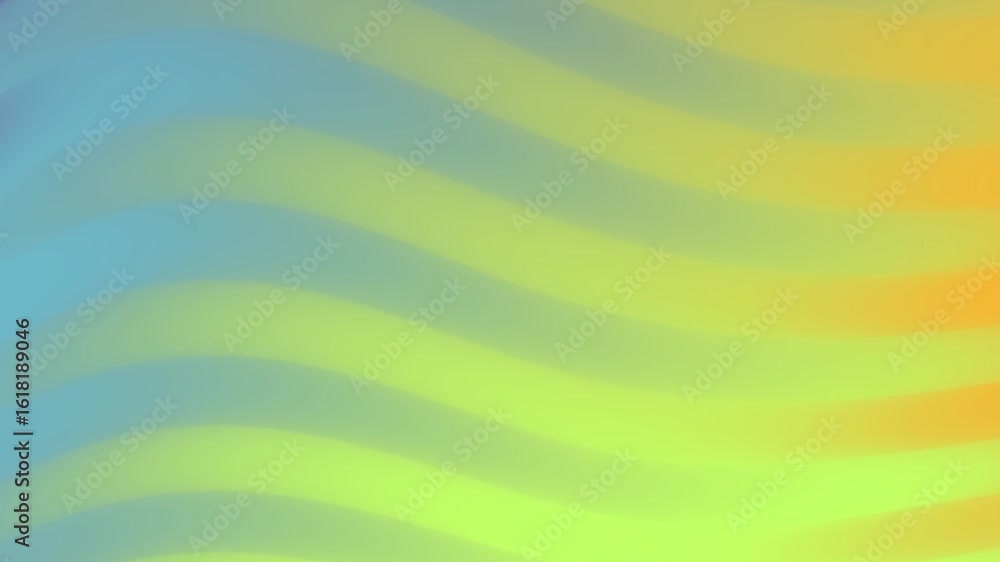Poster abstracts twirls abstract colorful wavy background with smooth gradient transitions from blue to yel