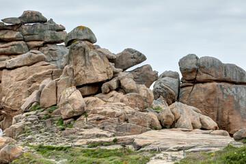 La Côte de granit rose dans les Côtes d'Armor - Bretagne