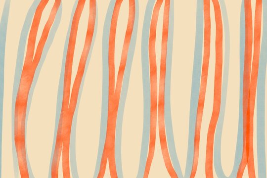 Wavy abstract pattern in warm minimalist design