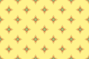 seamless floral pattern Seamless pattern  decorative  design  wallpaper ornament vector  art  fabric  geometric  vintage.
