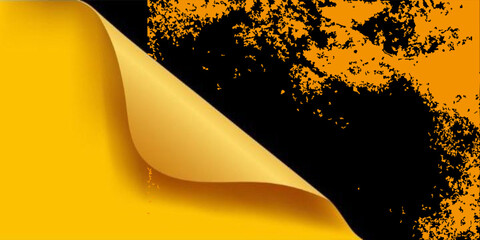 Abstract background with Triangle Yellow and black color background for template, poster, flyer design. Vector illustration