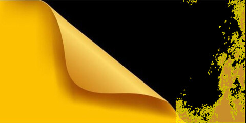 Abstract background with Triangle Yellow and black color background for template, poster, flyer design. Vector illustration