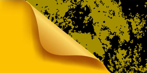 Abstract background with Triangle Yellow and black color background for template, poster, flyer design. Vector illustration