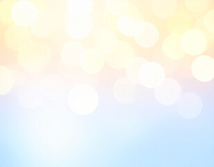 Naklejka premium Soft Pastel Bokeh Background in Pink, Blue, and Yellow Tones