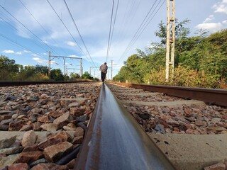 railway in the mountains