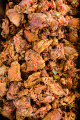 dried fish in a market