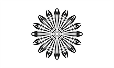 Obraz premium Petal design silhouette