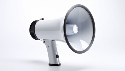 megaphone on white background