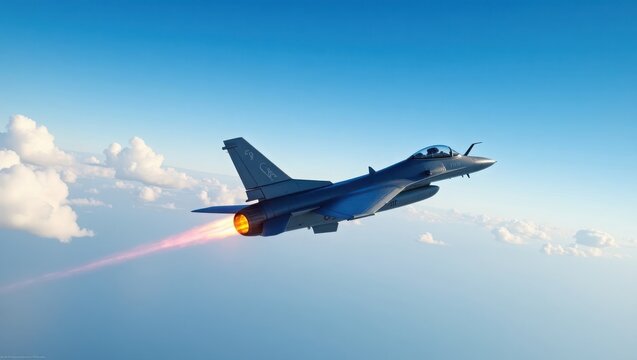 f 16 fighter jet, airplane in the sky, 