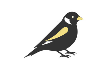 Obraz premium baby-birds --black-illustration-silhouette-vector