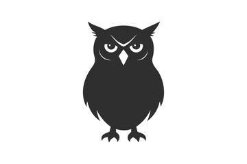 Fototapeta premium owl vector on white background