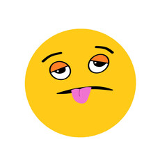 exhausted tired expression in face total body tired funny expression emotiocon style summer (1).eps