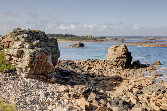 Le gouffre de Plougrescant dans les Côtes d'Armor - Bretagne