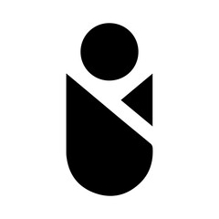 Baby newborn glyph icon