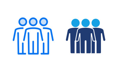 People icon vector illustration. person sign and symbol. User Icon vector