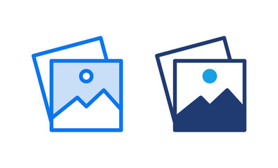 Picture icon vector illustration. photo gallery sign and symbol. image icon