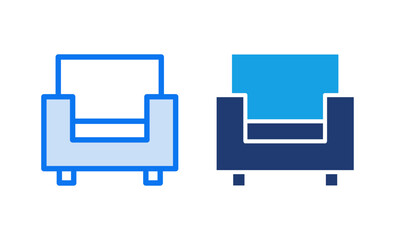 Sofa icon vector illustration. sofa sign and symbol. furniture icon