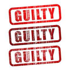 guilty stamp set