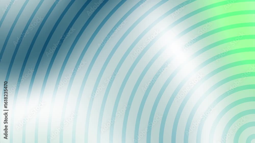 Aufkleber navy mint freshness animated background with concentric lines shifting colors, creating a calming an