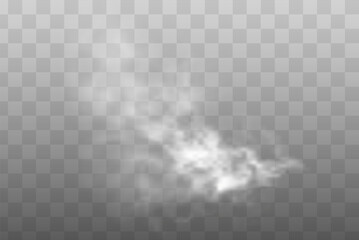 White, isolate, mist, effect, background PNG with transparent style. PNG Overlay of smoke and fog texture for cinematic horror, explosion, magic, or dramatic design projects.