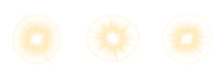 Light, lightning, light effect, glowing, sunrise with flare lens magic in PNG format, perfect...