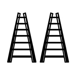 Career Ladder Graphic Icon Vector Flat and Clean Look