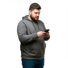 man with remote control