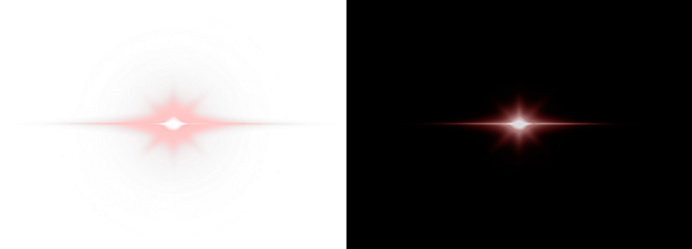 Star, sparkle, flare, ray, night PNG red light with transparent background. PNG Overlay shine for christmas, holiday, celebration, magic, and festive bright decoration.