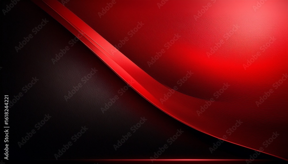 Poster red black gradient background with soft lighting and subtle texture