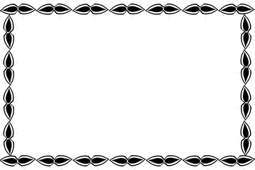 Simple Black Frame, with White Background, Unique Frame, Border Frame, Unique Photo Frame